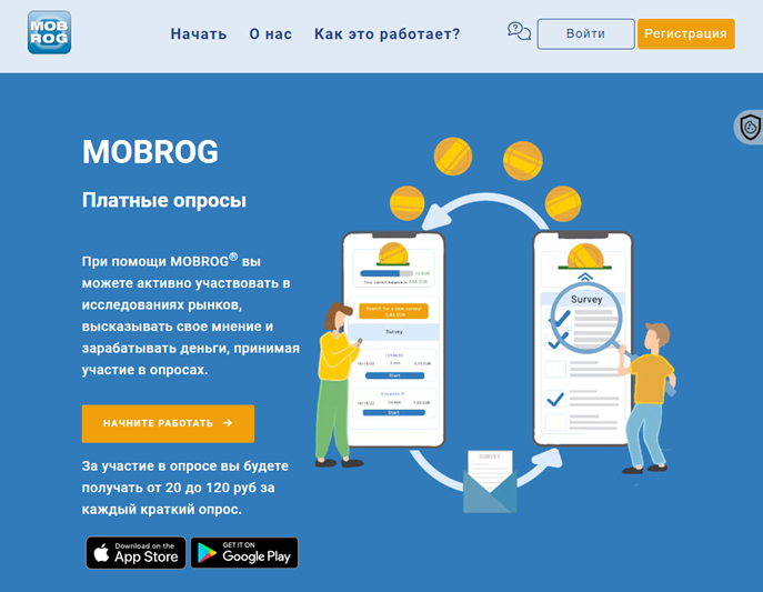 Mobrog платные опросы